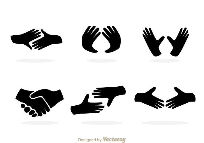 Holding Hands Silhouette Vector At Collection Of