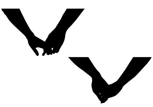 Huge Collection Of 'holding Hand Silhouette' Download More Than 500x350 Huge Collection Of 'holding Hand Silhouette' Download More Than