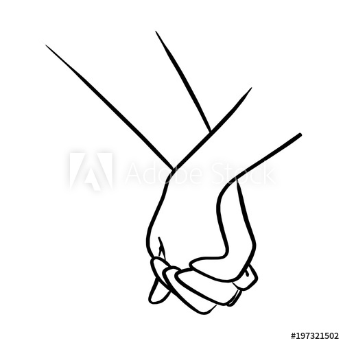 Close Up Lover Holding Hand Vector Illustration Sketch Hand Drawn 500x500 Close Up Lover Holding Hand Vector Illustration Sketch Hand Drawn