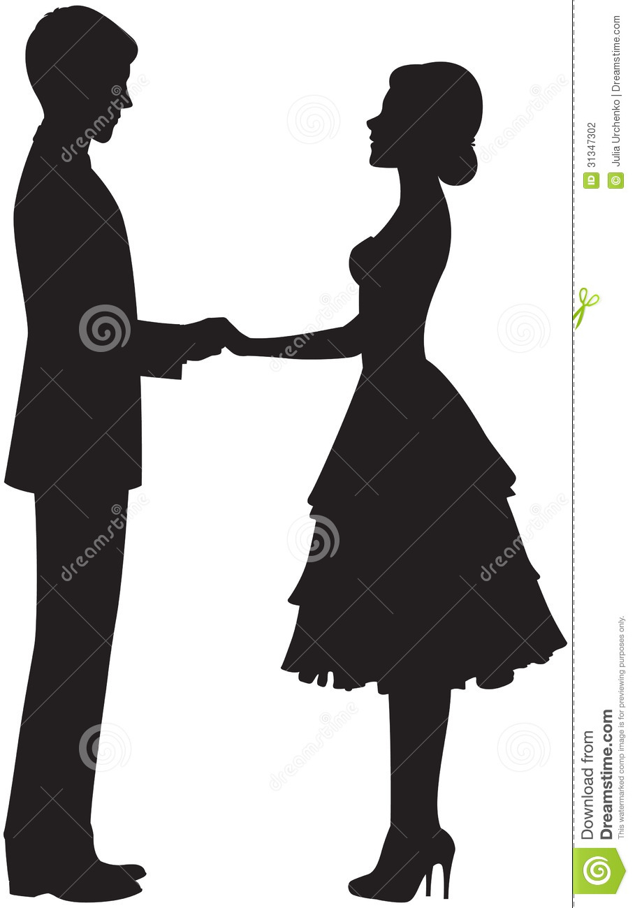 Couple Silhouette Holding Hands Vector 909x1300 Couple Silhouette Holding Hands Vector