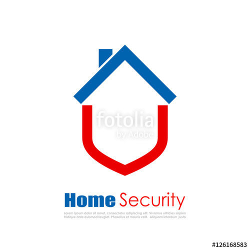 500x500 Home Security Logo Stock Image And Royalty Free Vector