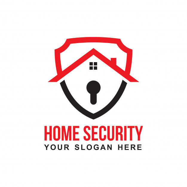 626x626 Home Security Logo Vector Premium Download