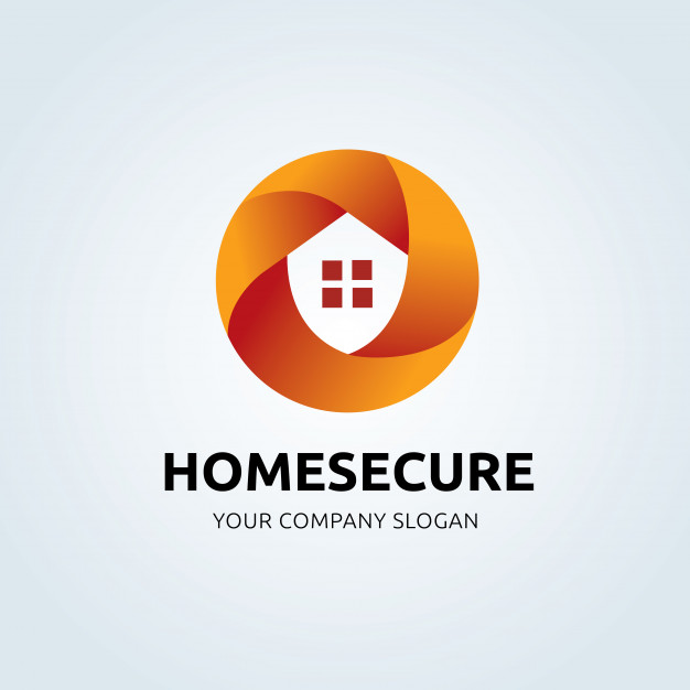 626x626 Home Security System Logo Protection Icon For Website, Mobile App