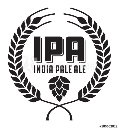 Ipa Or India Pale Ale Badge Or Label Craft Beer Vector Design 464x500 Ipa Or India Pale Ale Badge Or Label Craft Beer Vector Design
