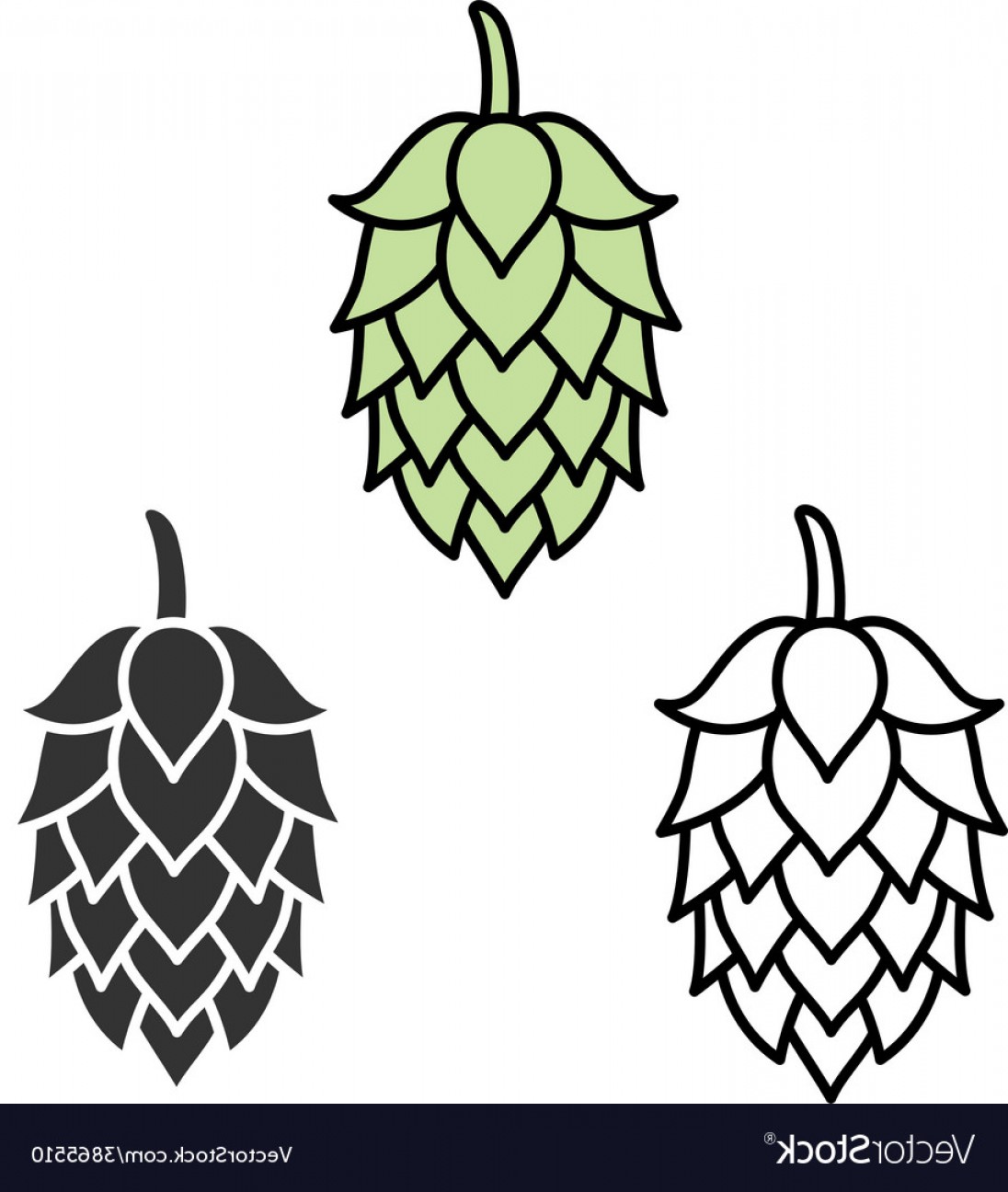 Hop Beer Sign Symbol Label Vector Catchsplace 1096x1296 Hop Beer Sign Symbol Label Vector Catchsplace