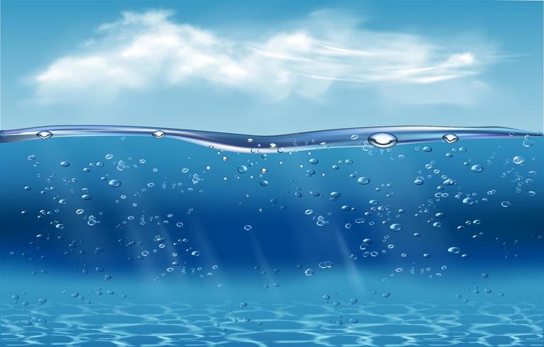 767x490 Realistic Underwater Background Ocean Deep Water, Sea Under Water