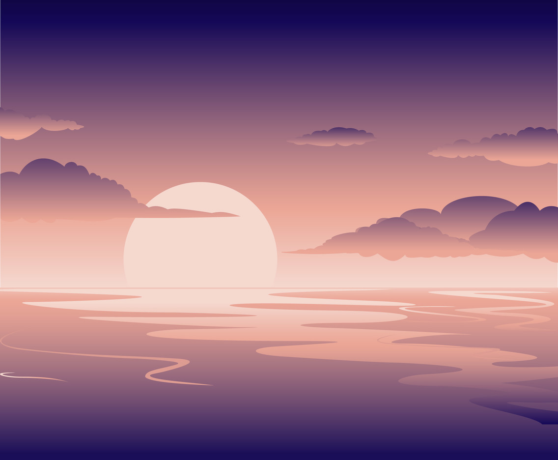 1136x936 Sunset Design Background Vector Vector Art Graphics