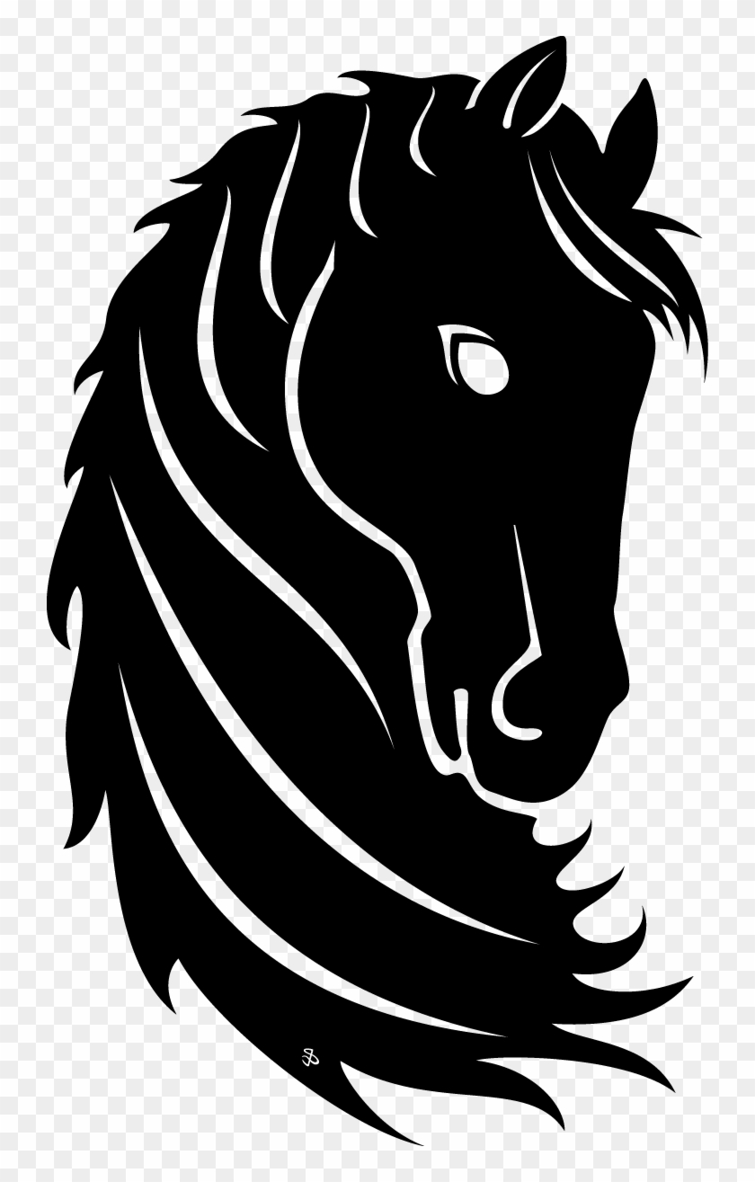 840x1315 Horse Head Silhouette Vector Png, Transparent Png