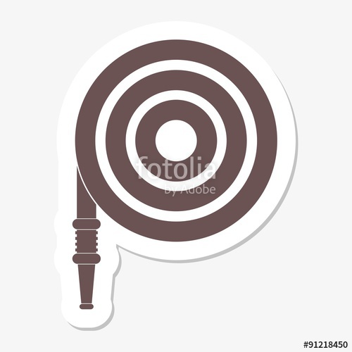 Fire Station, Fire Hose Reel Icon Stock Image And Royalty Free 500x500 Fire Station, Fire Hose Reel Icon Stock Image And Royalty Free