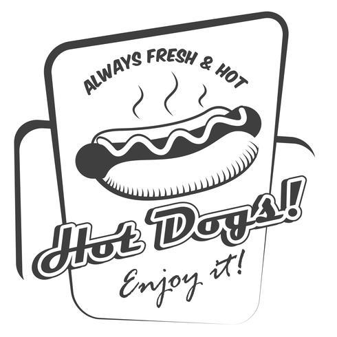 490x490 Hot Dog Poster
