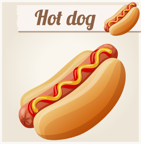 450x460 Hot Dog Vector Illustration Free Download