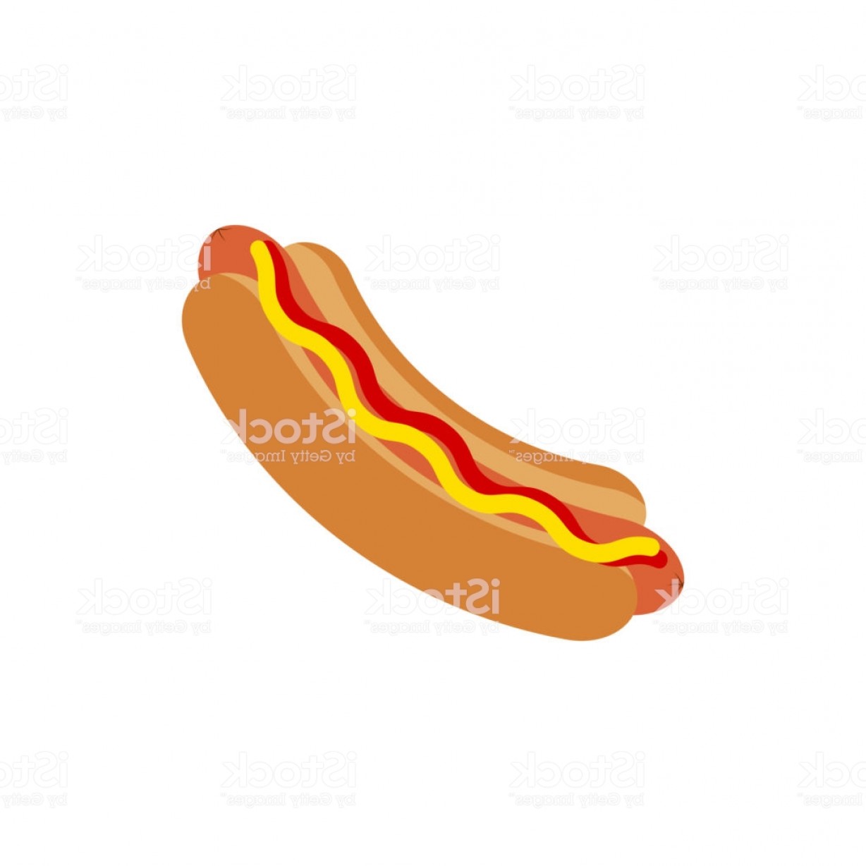 1228x1228 Hotdog Vector Icon Hot Dog Flat Vector Icon Gm Handandbeak