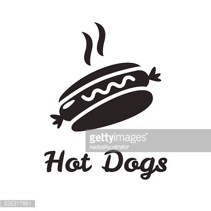 416x416 Simple Web Icon In Vector Hot Dog Premium Clipart
