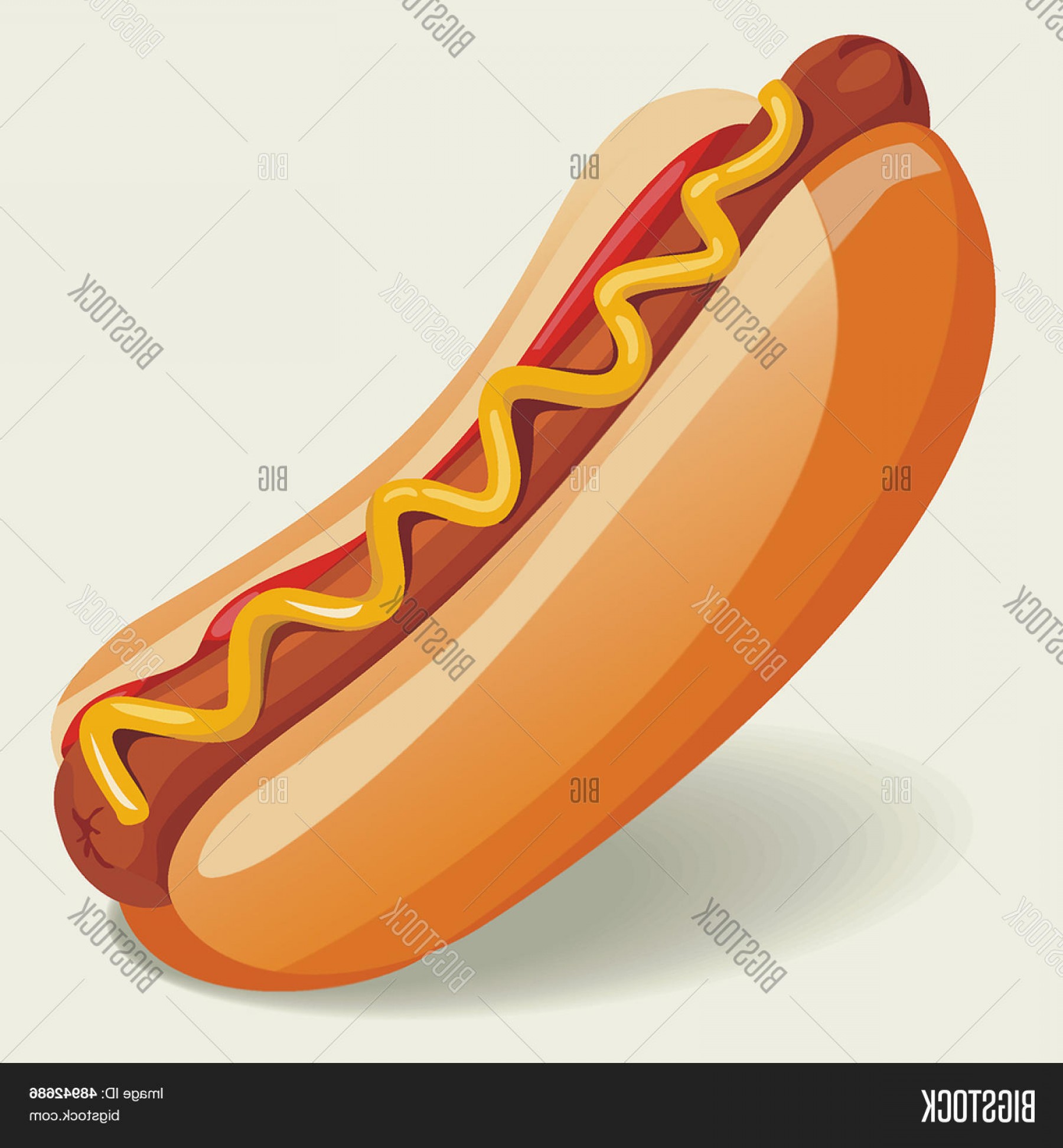 1800x1944 Stock Vector Vector Hot Dog Illustration Handandbeak