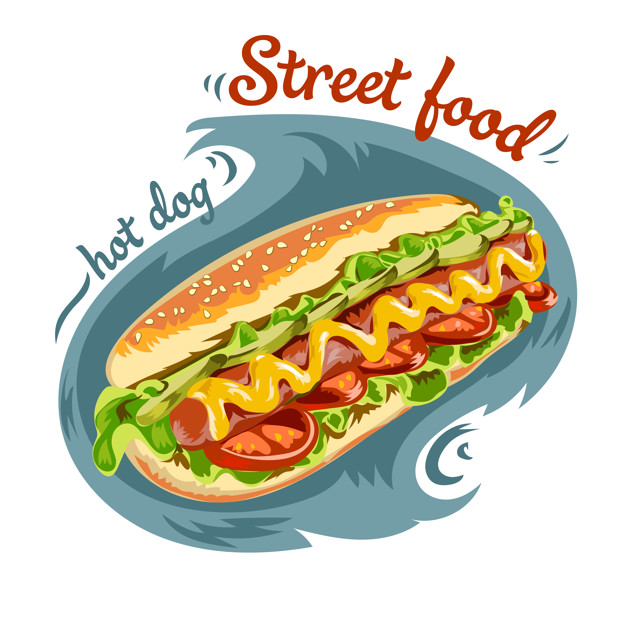626x626 Vector Hot Dog Illustration Vector Premium Download