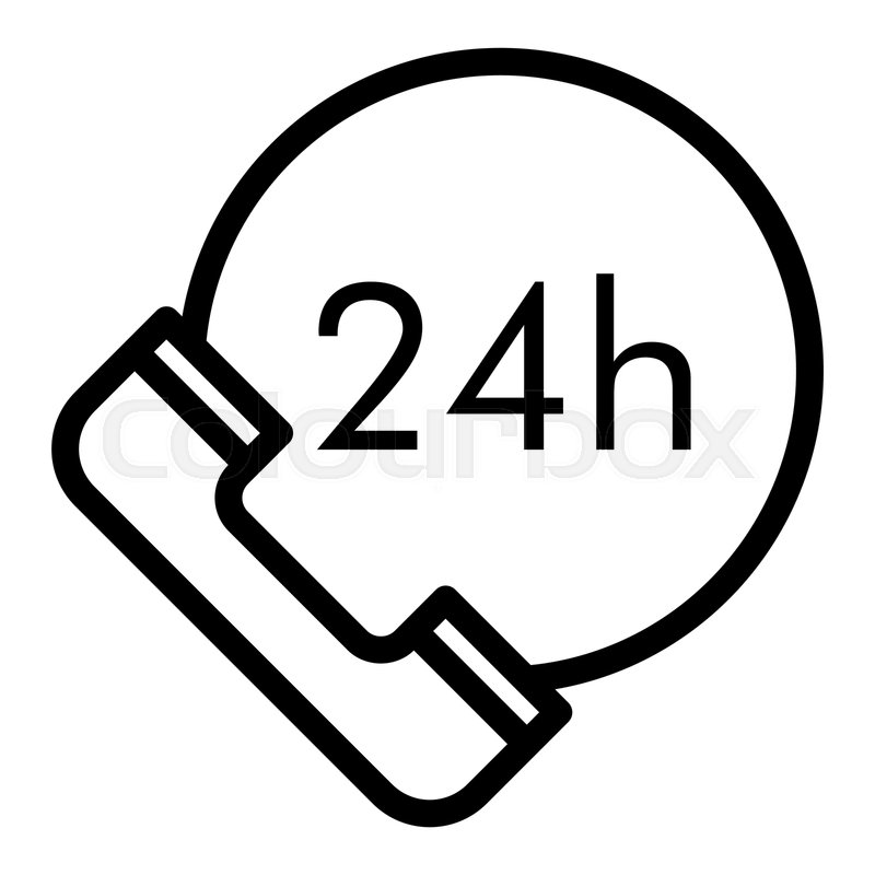 Hours Service Line Icon Hours Stock Vector Colourbox 800x800 Hours Service Line Icon Hours Stock Vector Colourbox