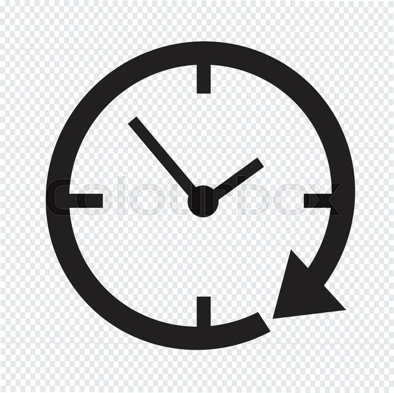 Hour Clock Icon Stock Vector Colourbox 800x799 Hour Clock Icon Stock Vector Colourbox