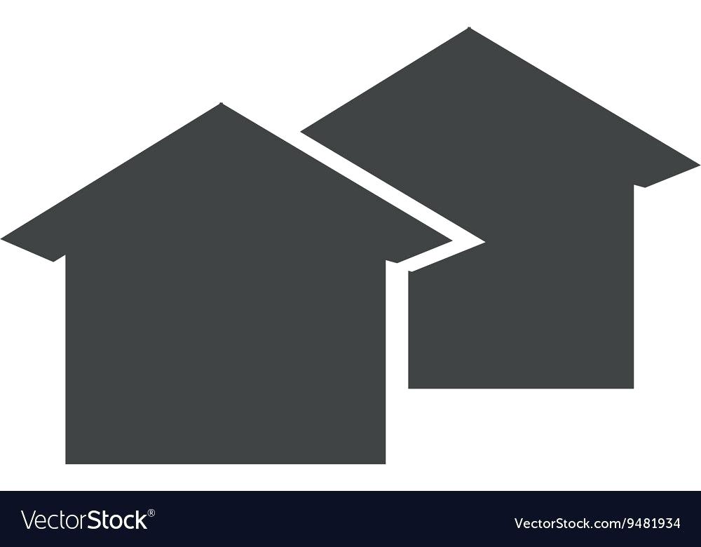 1000x780 House Silhouette Vector