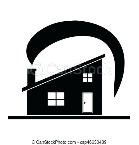 450x470 House Silhouette