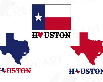 340x270 Houston Texas Map Clipart