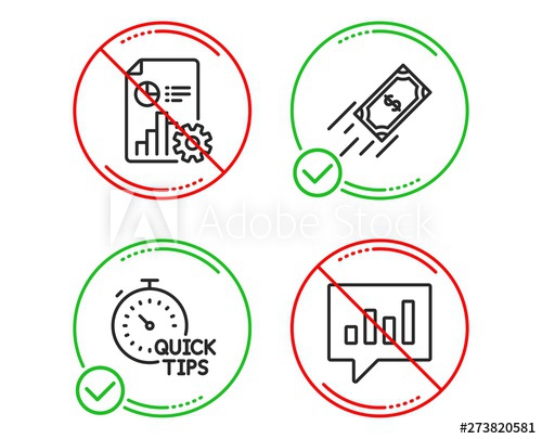 Do Or Stop Report, Quick Tips And Fast Payment Icons Simple Set 500x405 Do Or Stop Report, Quick Tips And Fast Payment Icons Simple Set