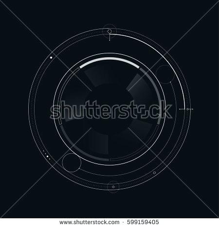 450x470 Futuristic Template Light Digital Of Technology Design Vector Hud
