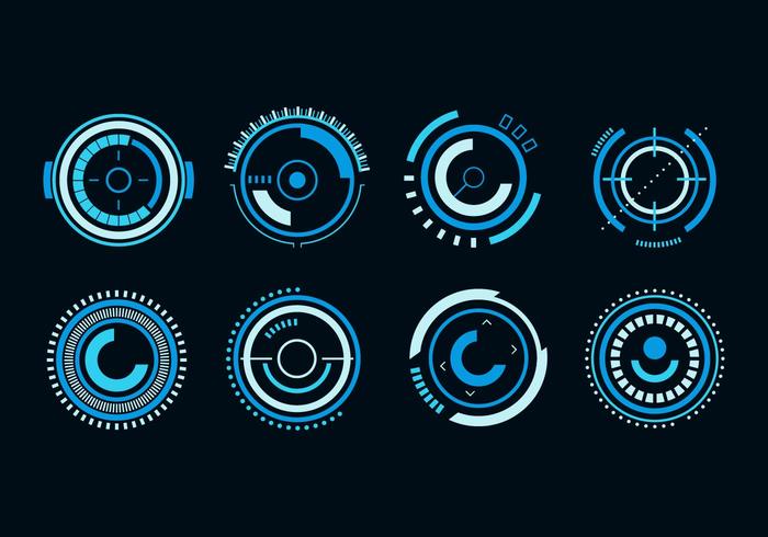 700x490 Circle Hud Futuristic Vector