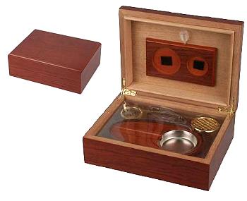 350x285 Humidor Set Rosewood Finish For Cigars Havana House