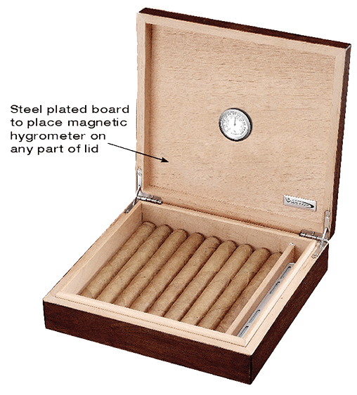 508x563 Vector Hm Wooden Travel Humidor In Cherry Finish Cigar