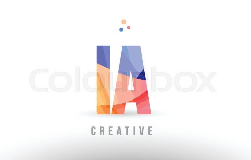 Orange Blue Alphabet Letter Ia I A Stock Vector Colourbox 800x512 Orange Blue Alphabet Letter Ia I A Stock Vector Colourbox