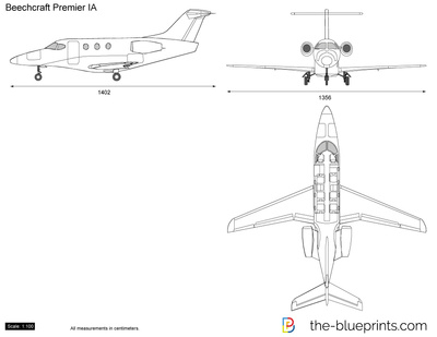 Beechcraft Premier Ia Vector Drawing 400x309 Beechcraft Premier Ia Vector Drawing