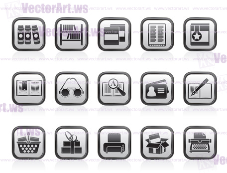 456x347 Library And Books Icons
