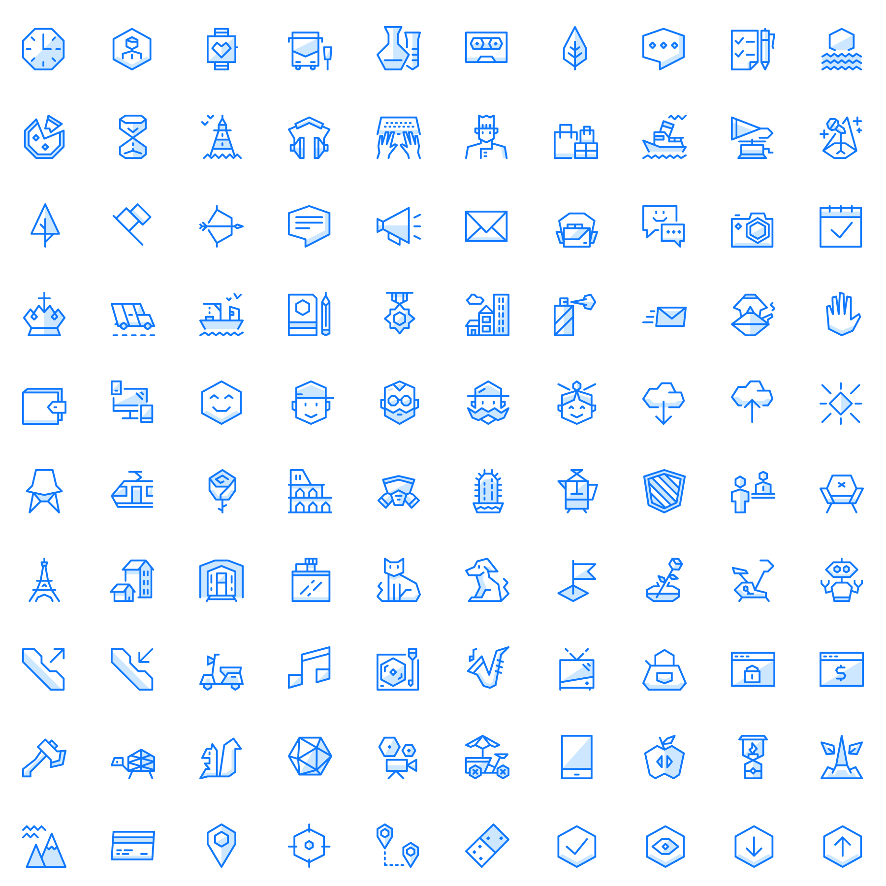 Free Vector Icons With A Radical Angular Style 1800x1800 Free Vector Icons With A Radical Angular Style