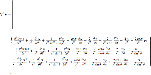 507x252 Vector Laplacian