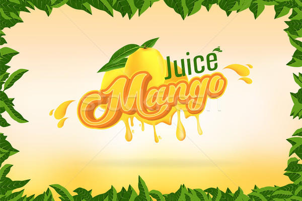 Mango Juice Brand Company Logo Design With Background Vector 600x400 Mango Juice Brand Company Logo Design With Background Vector