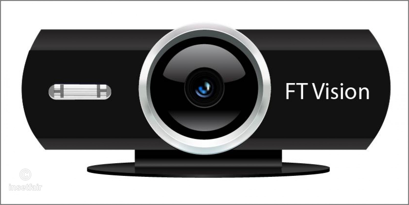 1600x802 Usb High Definition Desktop Web Camera Vector Illustration