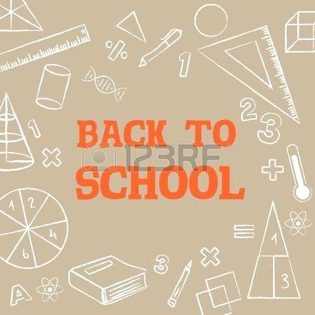 450x450 Vector Back Math Colorful Poster Background School Math Icons