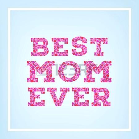 450x450 Celebration Greeting Card Design Template Best Mom Ever