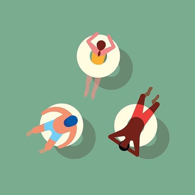 640x640 Vector Illustrationsimple Flat Vector Illustration Summer