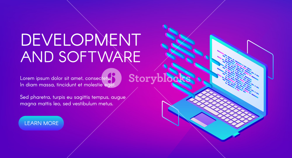 1000x542 Software Development Vector Illustration Of Computer Digital