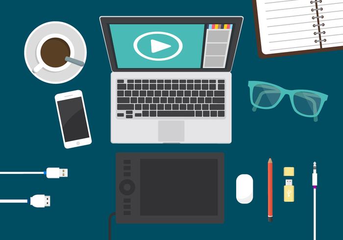 700x490 Video Editing Office