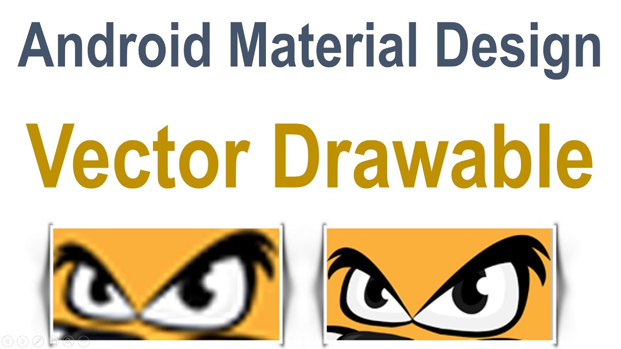 1280x720 Android Vector Drawable Example