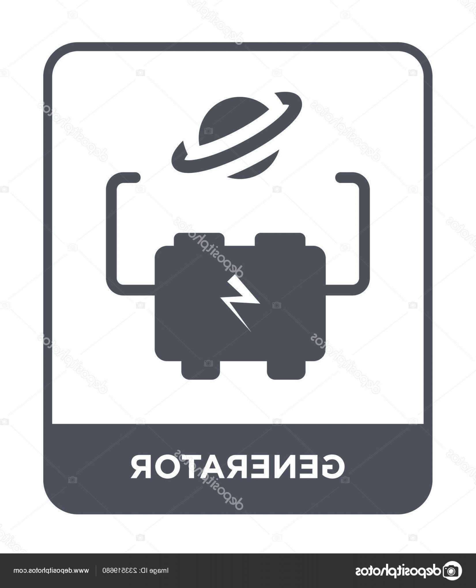 1651x2040 Stock Illustration Generator Icon Trendy Design Style Newwaysys