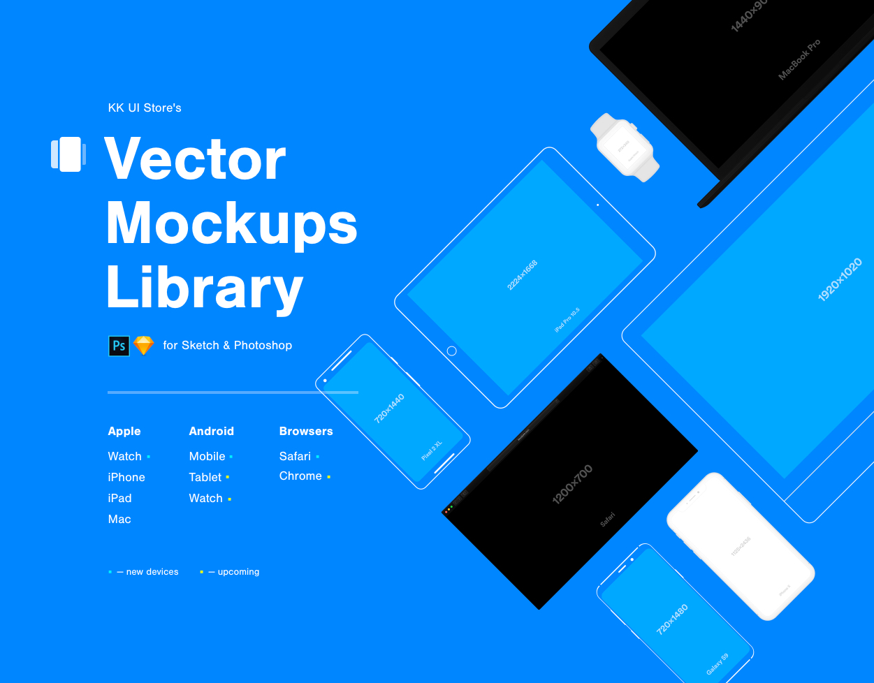 1251x978 Vector Mockups Library