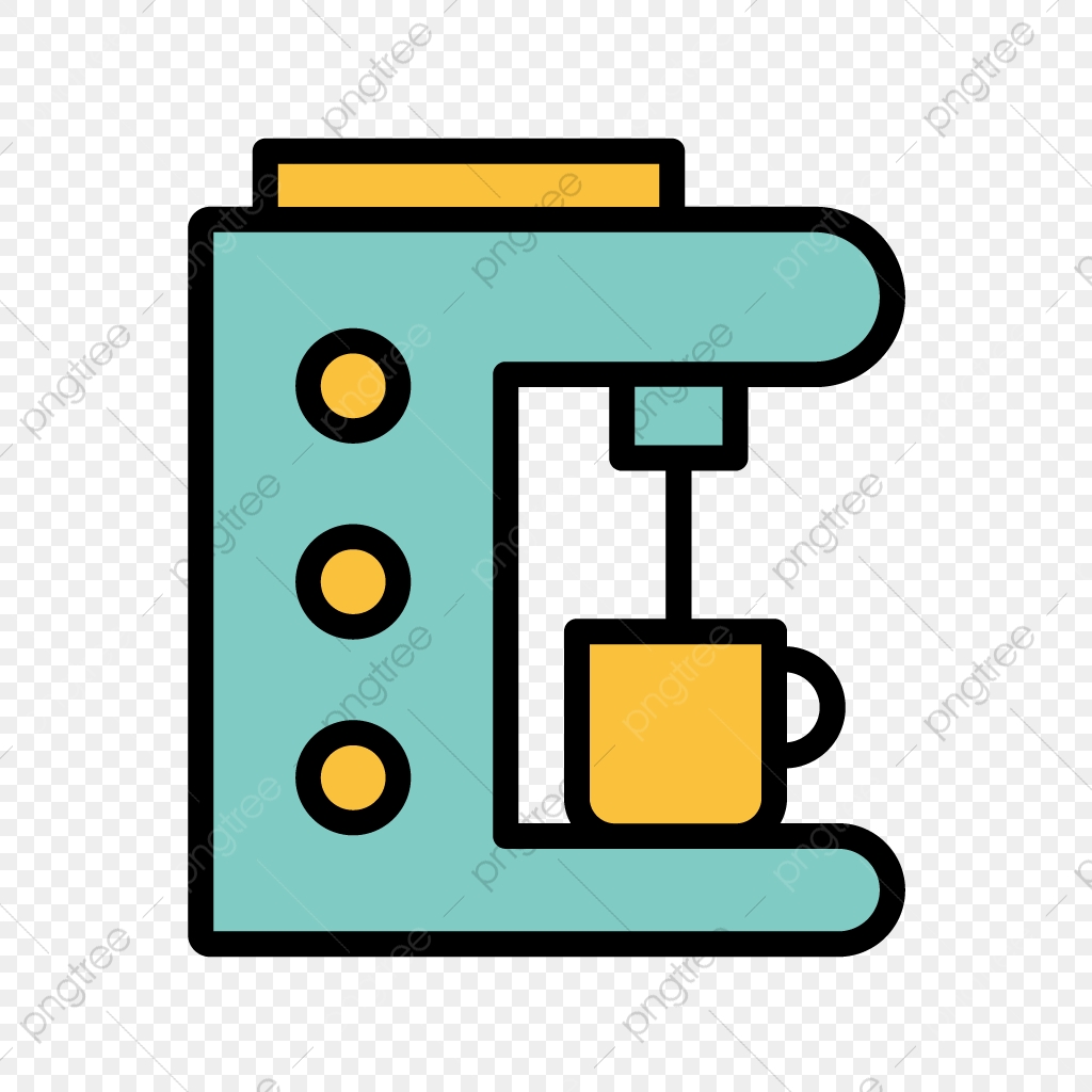 Vector Coffee Maker Icon, Coffee, Maker, Machine Png And Vector 1024x1024 Vector Coffee Maker Icon, Coffee, Maker, Machine Png And Vector