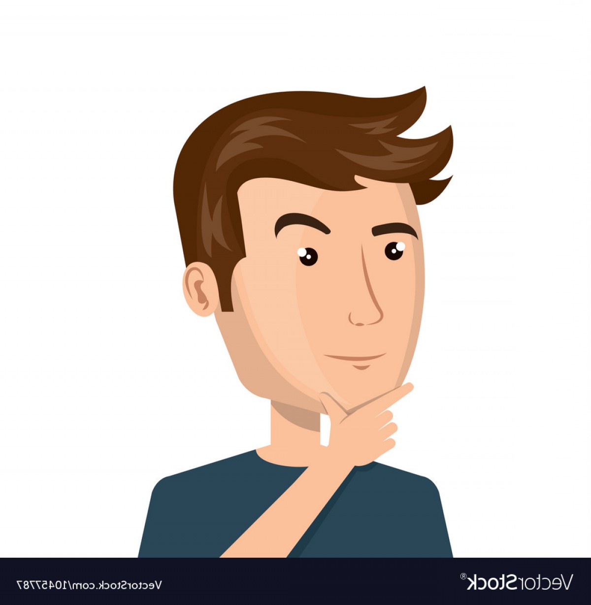 1200x1227 Man Person Thinking Icon Vector Handandbeak