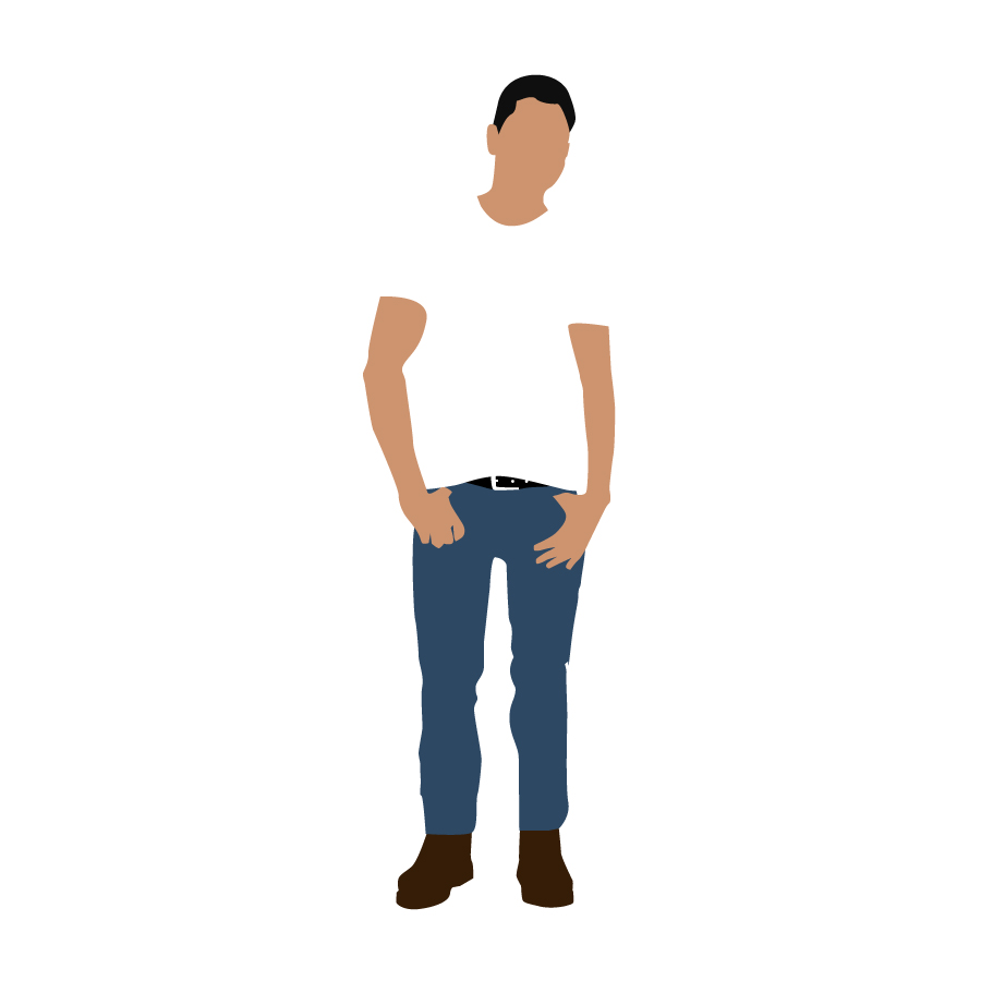 900x900 Casual Man Standing Free Vector Free Vectors Ui Download