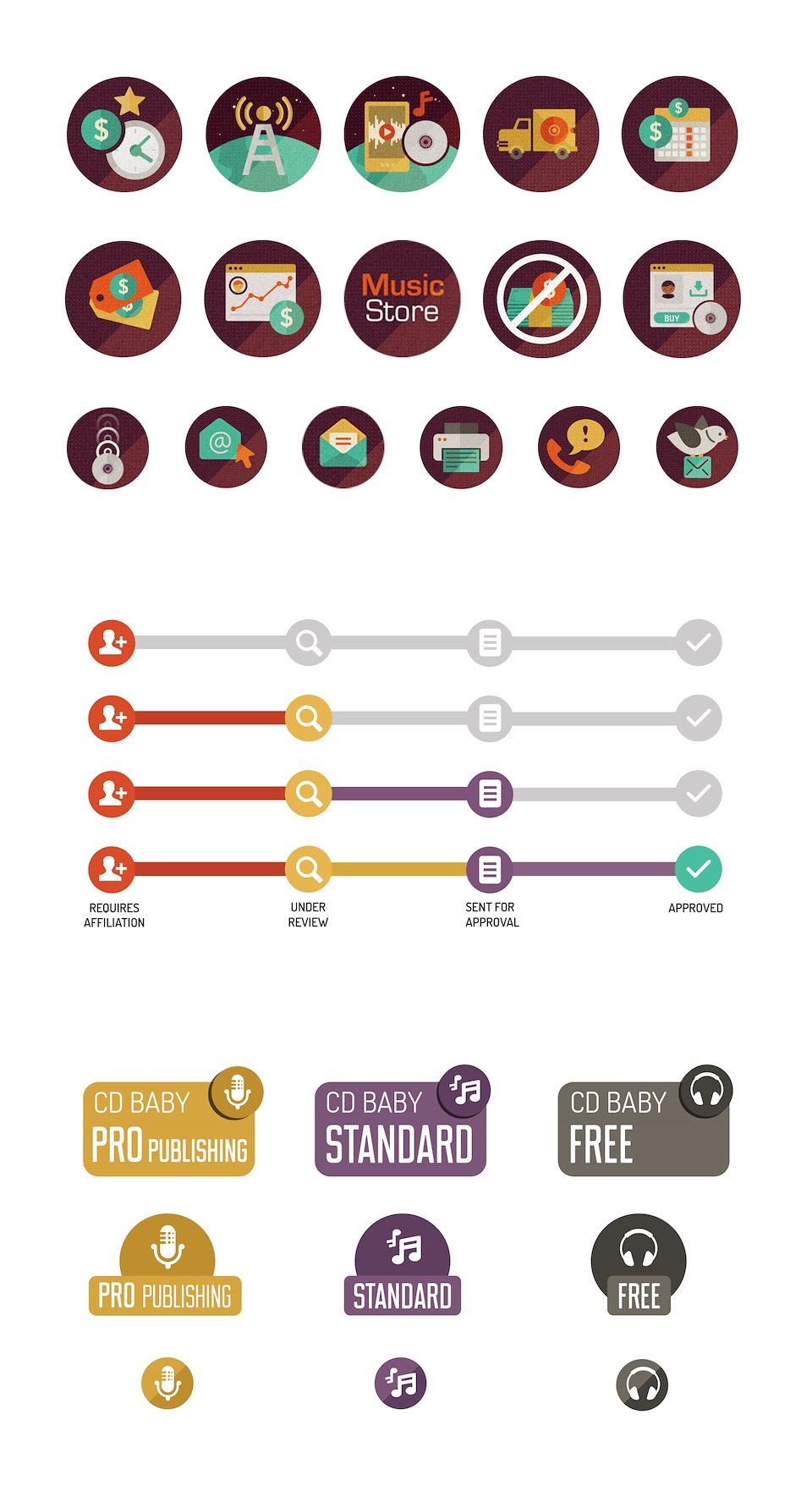 960x1775 Cd Baby Artist Website Icons And Animations