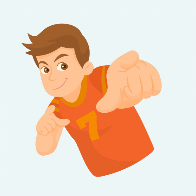 626x626 Boy Pointing Finger