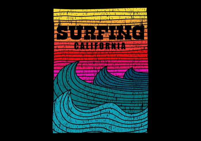 700x490 Retro Sea Waves